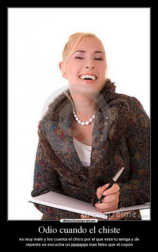 Odio cuando el chiste - 