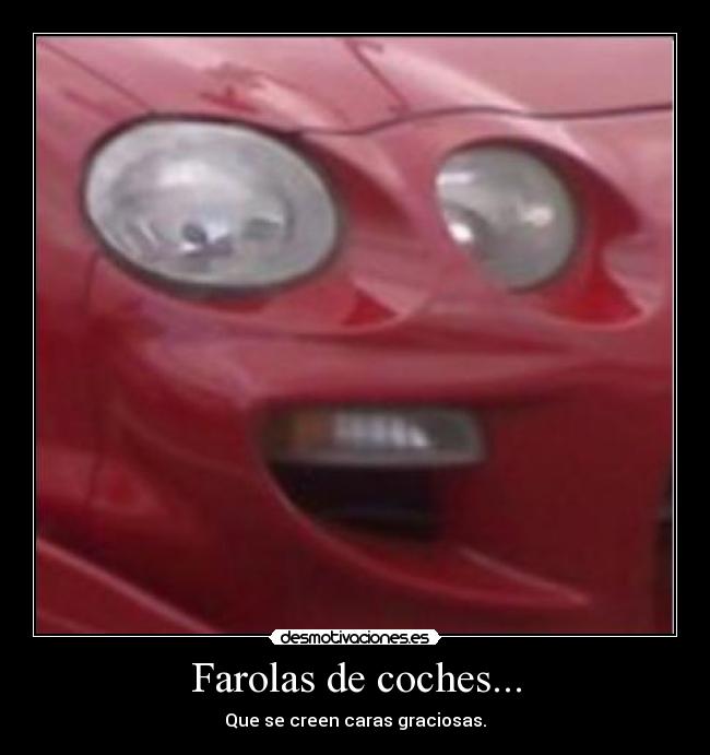 Farolas de coches... - 