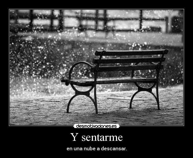 Y sentarme - 