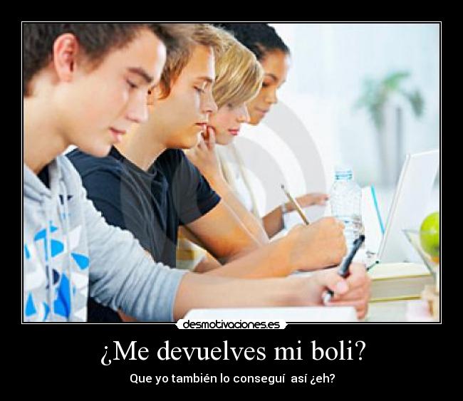 ¿Me devuelves mi boli? - 