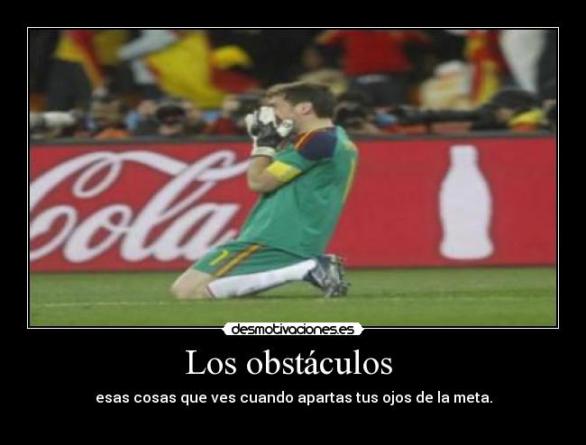 Los obstáculos -