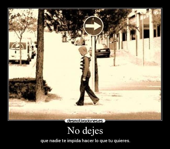 No dejes - 