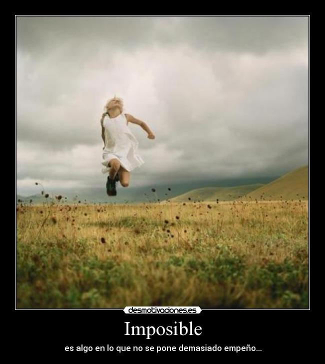 Imposible -