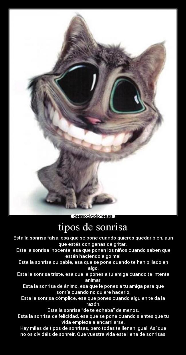 tipos de sonrisa -