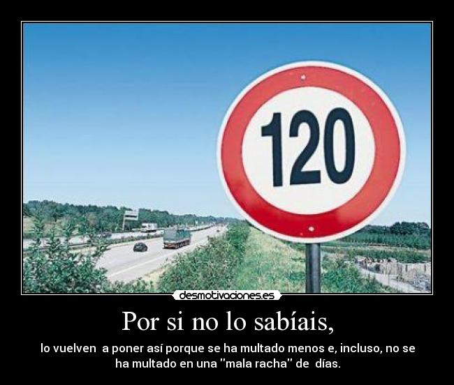 Por si no lo sabíais, - 