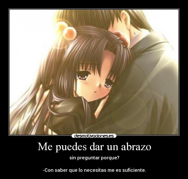 Me puedes dar un abrazo - 