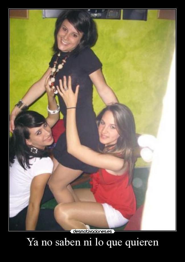 Ya no saben ni lo que quieren -