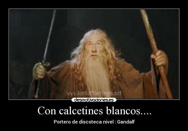 Con calcetines blancos.... - 
