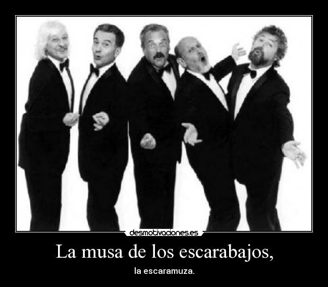 La musa de los escarabajos, - la escaramuza.