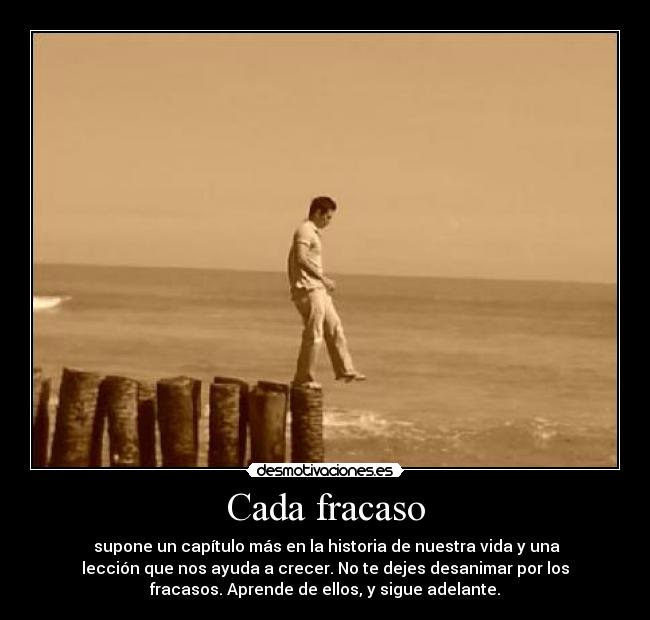 Cada fracaso -
