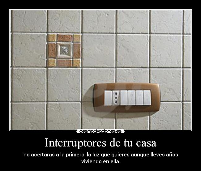 Interruptores de tu casa -