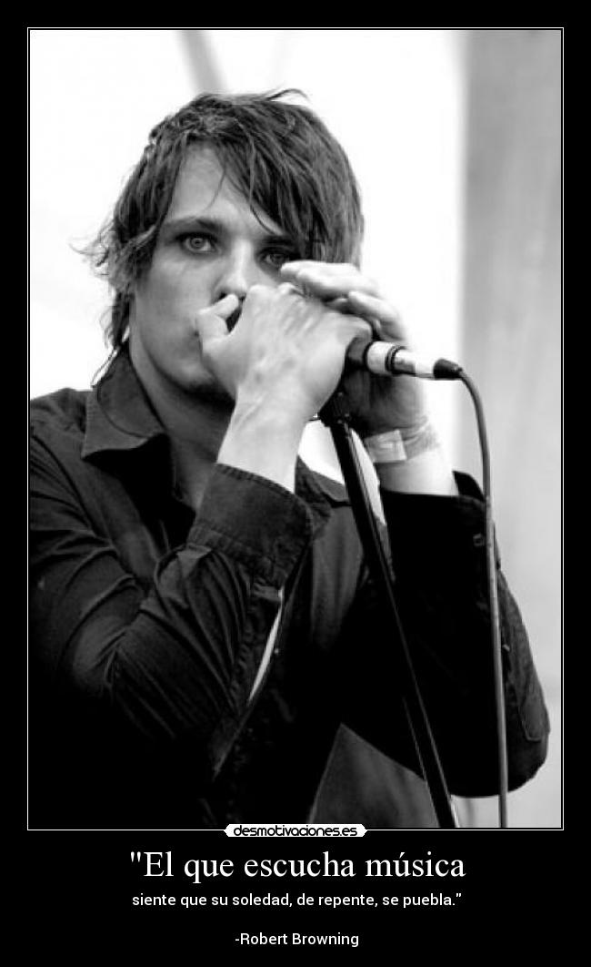 El que escucha música -