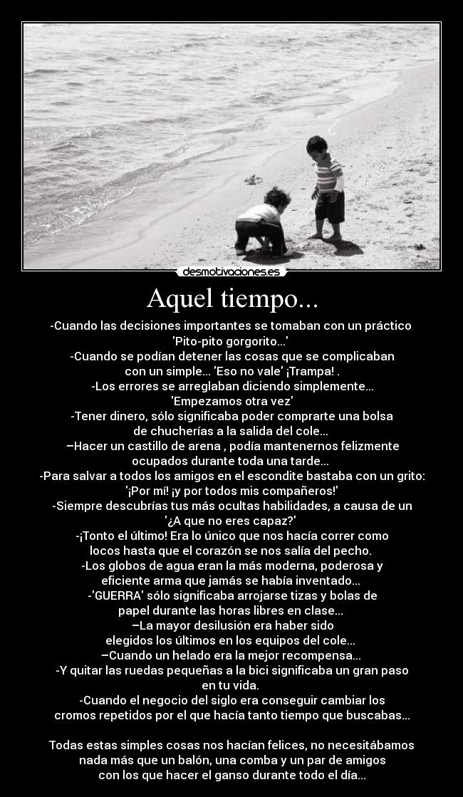 Aquel tiempo... - 