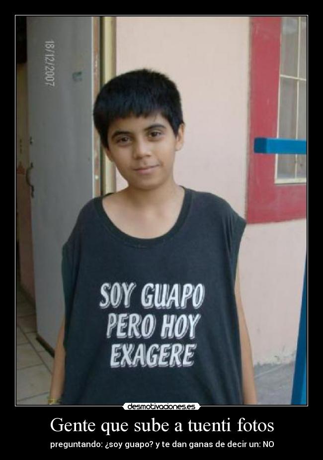 Gente que sube a tuenti fotos - 