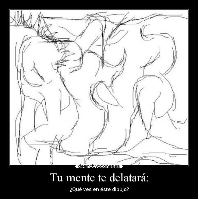 Tu mente te delatará: - ¿Qué ves en éste dibujo?