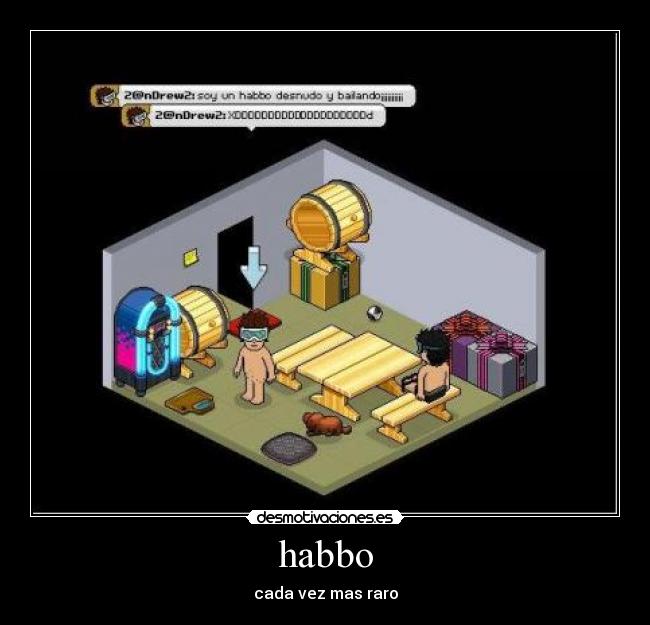 habbo - cada vez mas raro