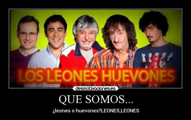 QUE SOMOS... -