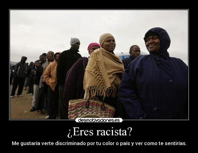 ¿Eres racista? - 