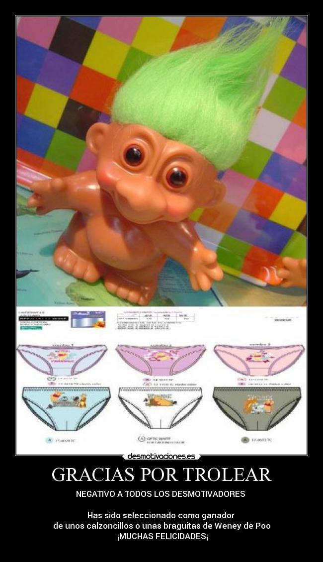 GRACIAS POR TROLEAR - 