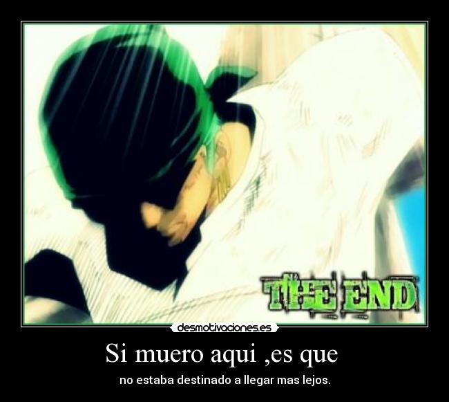 Si muero aqui ,es que  - 