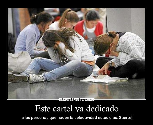 Este cartel va dedicado - 