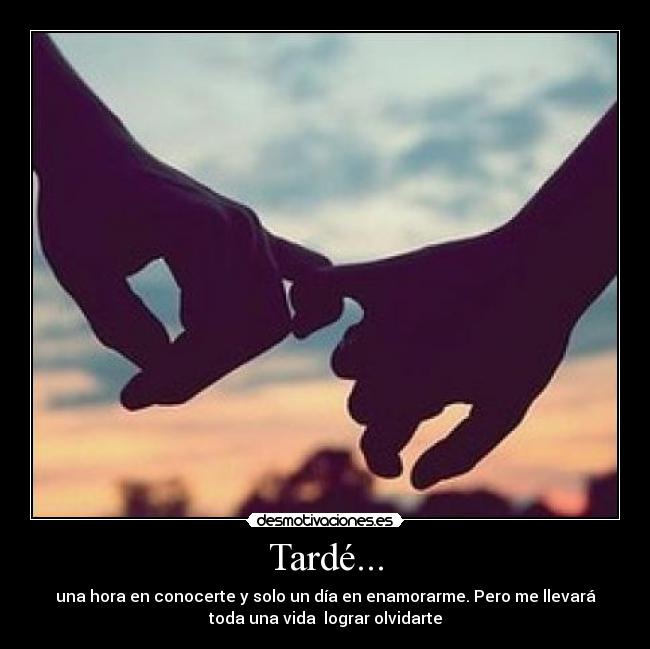 Tardé... - 
