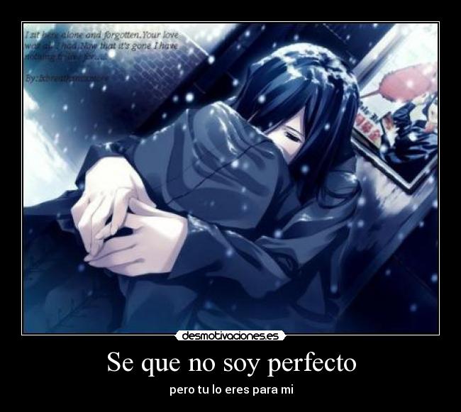 Se que no soy perfecto - 