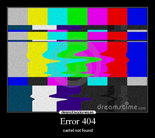 Error 404 - cartel not found