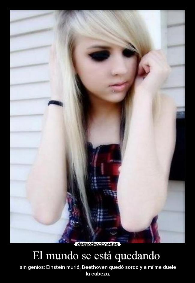 El mundo se está quedando -