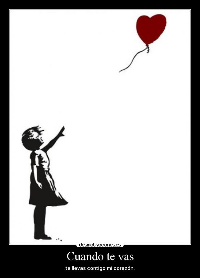 Cuando te vas -
