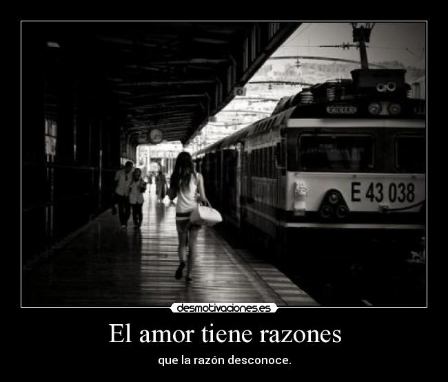 El amor tiene razones -