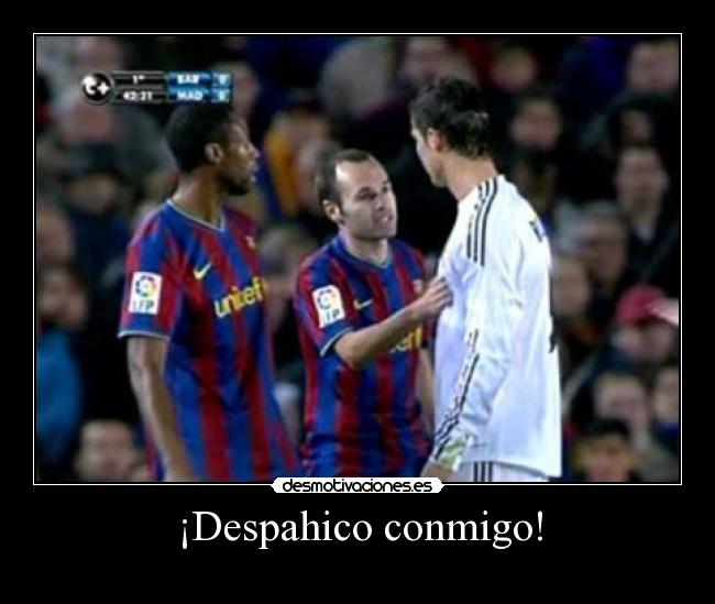 ¡Despahico conmigo! -