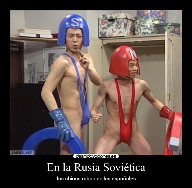 En la Rusia Soviética - los chinos roban en los españoles