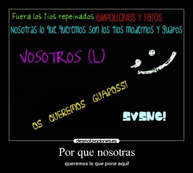 Por que nosotras -