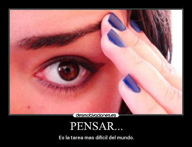 PENSAR... -