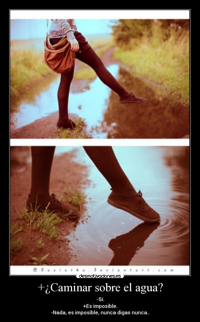 +¿Caminar sobre el agua? - 