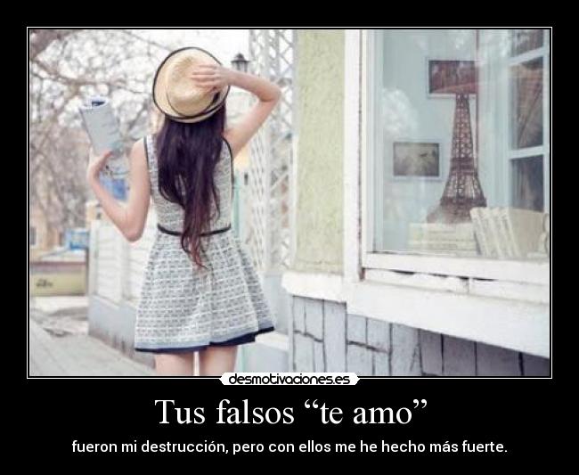 Tus falsos “te amo” - 