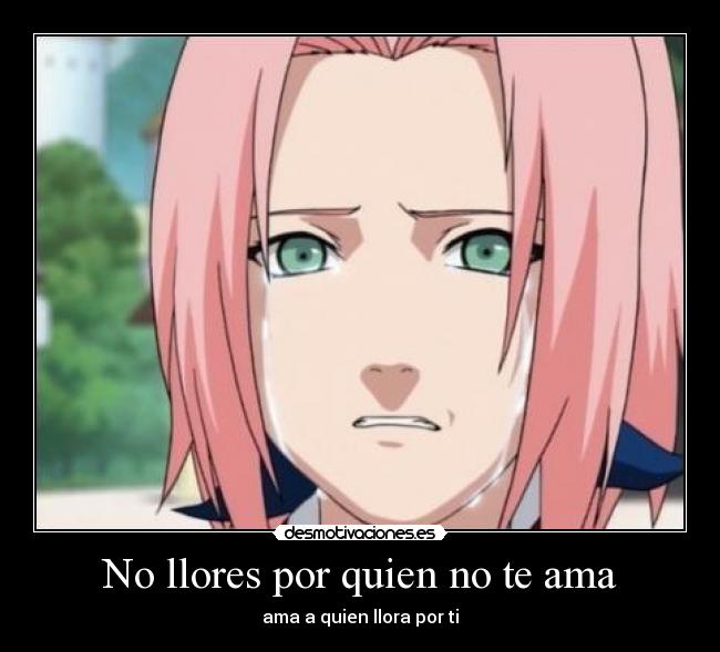 No llores por quien no te ama - 