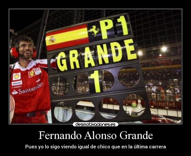 Fernando Alonso Grande -