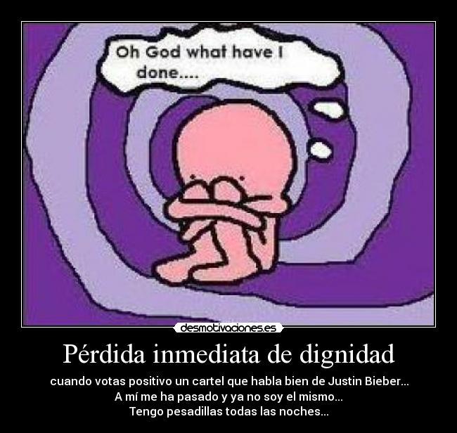 carteles bieber desmotivaciones