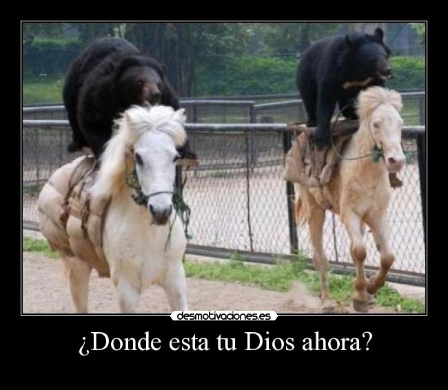 ¿Donde esta tu Dios ahora? - 