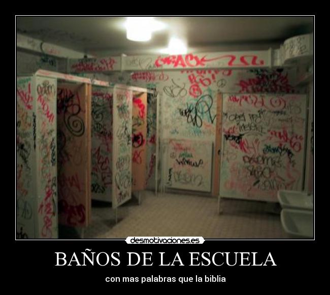 BAÑOS DE LA ESCUELA - 