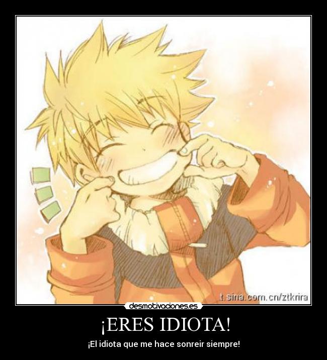 ¡ERES IDIOTA! -