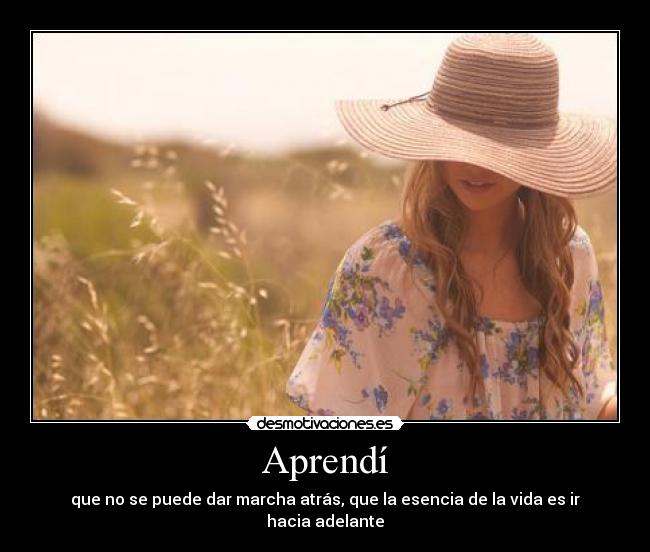 Aprendí -