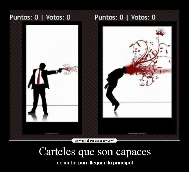 Carteles que son capaces - 