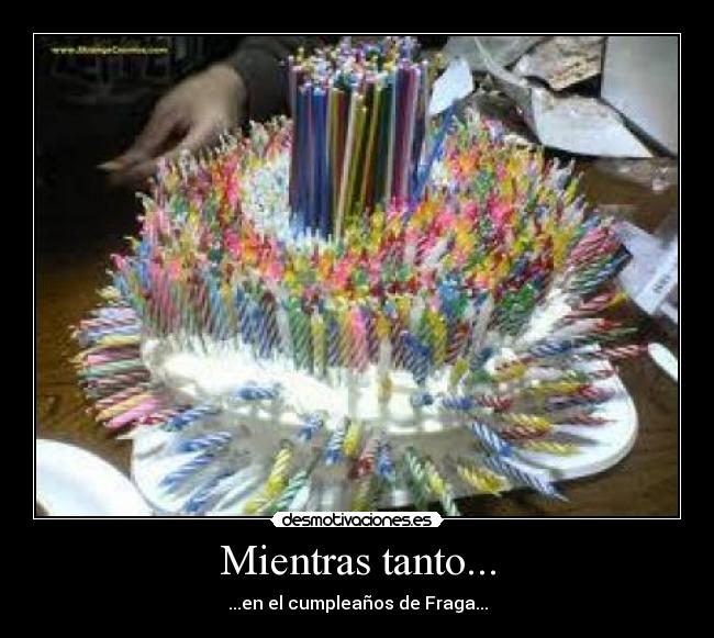 Mientras tanto... - ...en el cumpleaños de Fraga...