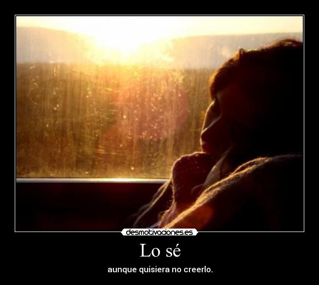 Lo sé - 