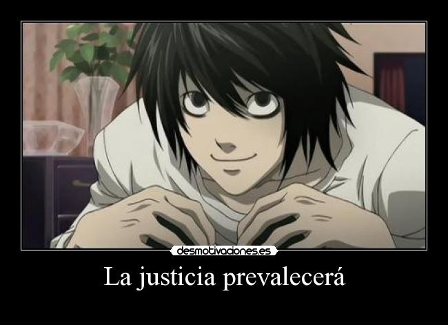 carteles death note justicia desmotivaciones