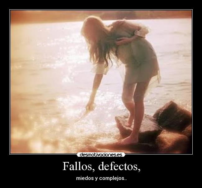 Fallos, defectos, -