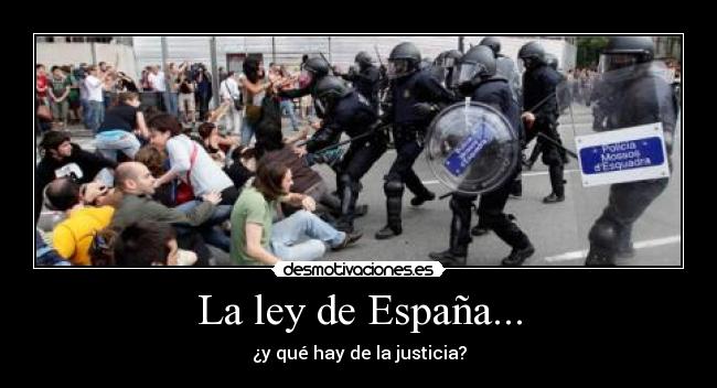 La ley de España... - 